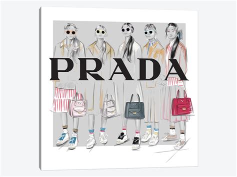 prada canvas art